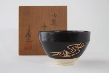 Seto ware - Signed by Sugiura Yoshiki - Chawan - Theebol,