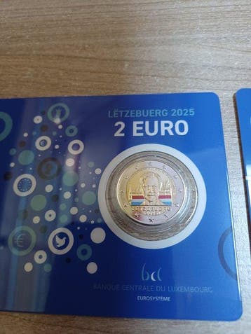 Luxemburg. 2 Euro 2025 Schuman Declaration + Grand Duke