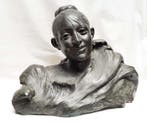 Joseph François BELIN - Statue, Vrouw in de golven - 35 cm -
