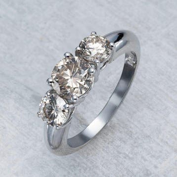 Bague de fiançailles - 14 carats Or blanc - 1.85ct. tw., Bijoux, Sacs & Beauté