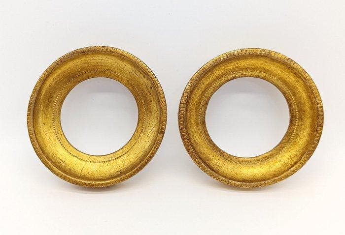 Cadre (2) - Feuille d’or, Antiek en Kunst, Antiek | Overige Antiek