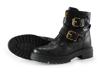 Omoda Biker boots in maat 38 Zwart, Verzenden, Zwart, Omoda, Overige typen