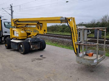 Niftylift HR 15 NDE knikarmhoogwerker nifty hoogwerker, Ophalen