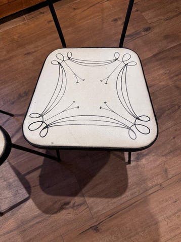 Profumo Pietro - Stoel - IJzer - Een paar stoelen, Antiek en Kunst