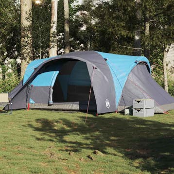 vidaXL Koepeltent 6-persoons waterdicht blauw, Verzenden