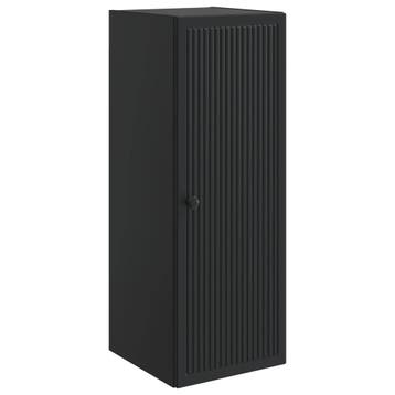 vidaXL Wandkast Zwart 33 x 34,5 x 90 cm Bewerkt hout, Verzenden, Nieuw