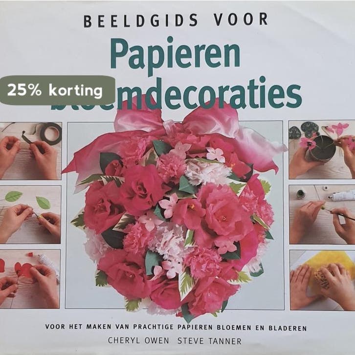 BEELDGIDS VOOR PAPIEREN BLOEMDECORATIES 9789036609944 c., Boeken, Hobby en Vrije tijd, Gelezen, Verzenden