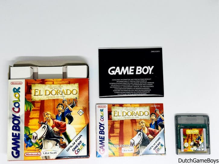 Gameboy Color - The Road To El Dorado - HOL, Games en Spelcomputers, Games | Nintendo Game Boy, Gebruikt, Verzenden