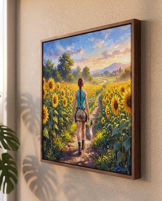 MEDSAN - Lara Croft Off-Duty () - UNIQUE WORK, Antiek en Kunst, Kunst | Designobjecten
