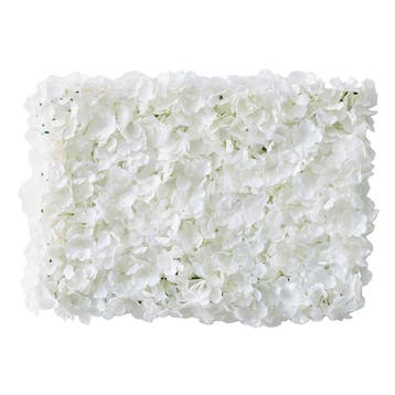 Witte Wanddecoratie Bloemen 63cm, Verzenden, Nieuw