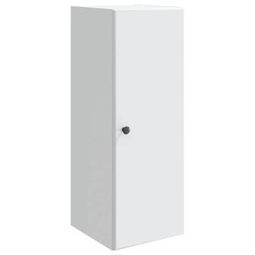vidaXL Wandkast Wit 33 x 34,5 x 90 cm Bewerkt hout, Verzenden