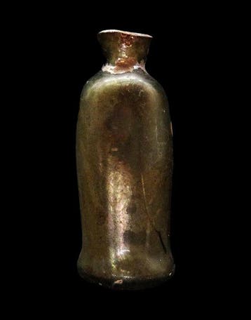 Oud-Romeins - Glazen tubulaire fles - Unguentarium - 2e/3e