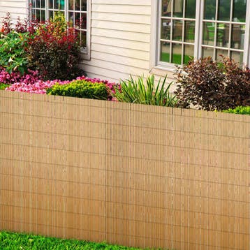 vidaXL Schermen 2 st 150x500 cm riet, Tuin en Terras, Verzenden, Nieuw