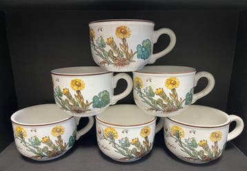 Villeroy & Boch - Theeservies (6) - Botanica „ Tussilage