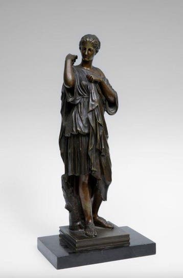 Reduction Sauvage - sculptuur, Artemis of Gabii - 46.5 cm -