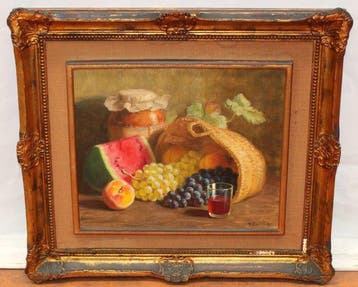 Francisco Domingo Segura (1895-1974) - Bodegón frutal