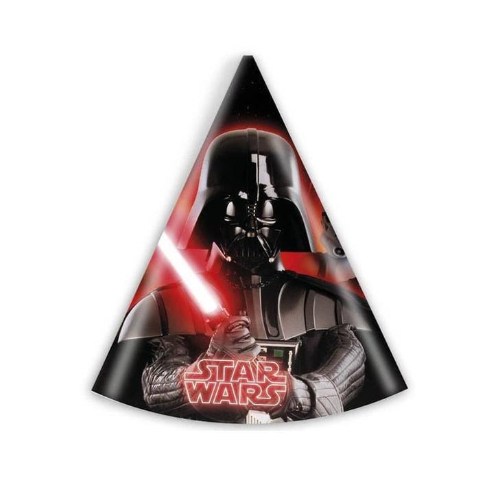 Star Wars Heroes Feesthoedjes 6st, Hobby en Vrije tijd, Feestartikelen, Nieuw, Verzenden