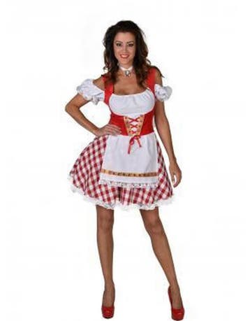 oktoberfest tirol jurk rood, Ophalen of Verzenden, Nieuw