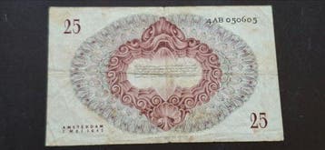 Nederland. - 25 Gulden 1945 - Nvph 80 (Zonder minimumprijs)