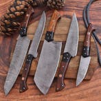 Keukenmes - Chefs knife - hout, resin en handgemaakte