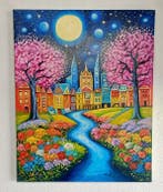 Alessio Variani (1982) - Sogno in Fiore sotto la Luna Dorata