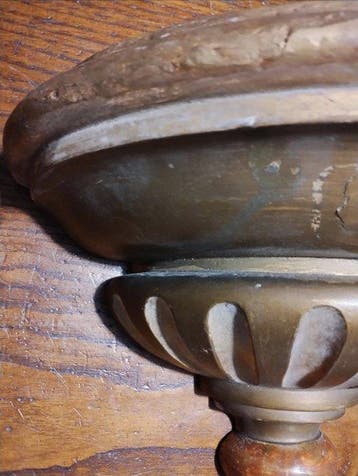 Wandtafel - Hout, Goud - Neoclassicisme XIXe eeuw, Antiek en Kunst
