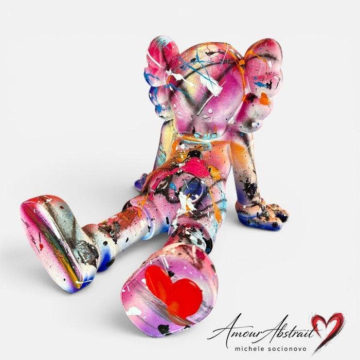 michele socionovo - Kaws Amour Abstrait, Antiquités & Art, Art | Peinture | Moderne