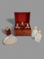 FREE SHIPPING!!! - Drankkast - Mahonie - Compleet set