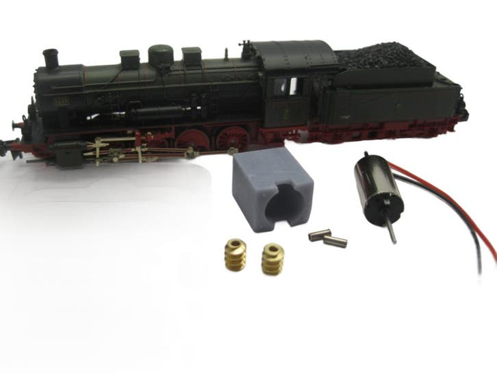micromotor NF024G motor ombouwset voor Fleischmann BR 55 (DB, Hobby & Loisirs créatifs, Trains miniatures | Échelle N, Envoi