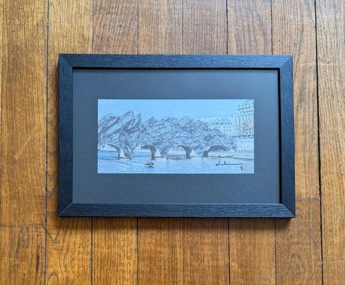 JR - Esquisse LA CAVERNE DU PONT-NEUF PANORAMIC Edition -, Antiquités & Art, Art | Objets design