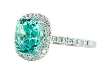 Sans prix de réserve - Bague - 14 carats Or blanc, Pastel, Nieuw