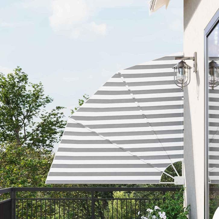 vidaXL Balkon Privacy Scherm 140 x 140 cm Polyester, Tuin en Terras, Parasols, Nieuw, Verzenden