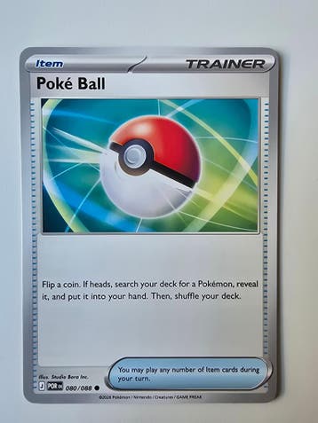 POKE BALL (PERFECT ORDER 080/088) (TRADING CARD), Gebruikt