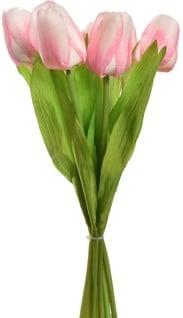 Tulpen Roze Zijden Merk: PURE 35 cm Bundel 7 stuks, Nieuw