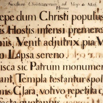 Italiaans papier Zeer omvangrijk manuscript met Vesper uit