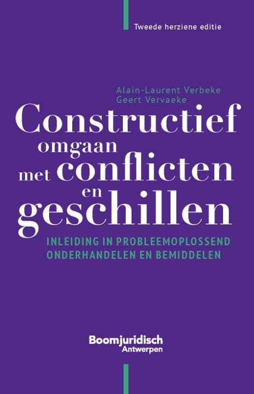 Constructief omgaan met conflicten en geschillen, Boeken, Wetenschap, Zo goed als nieuw, Verzenden