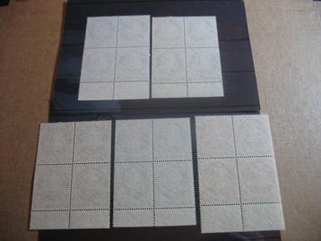 Berlin - Beau bloc de quatre timbres de la Glocke, neuf sans, Gestempeld