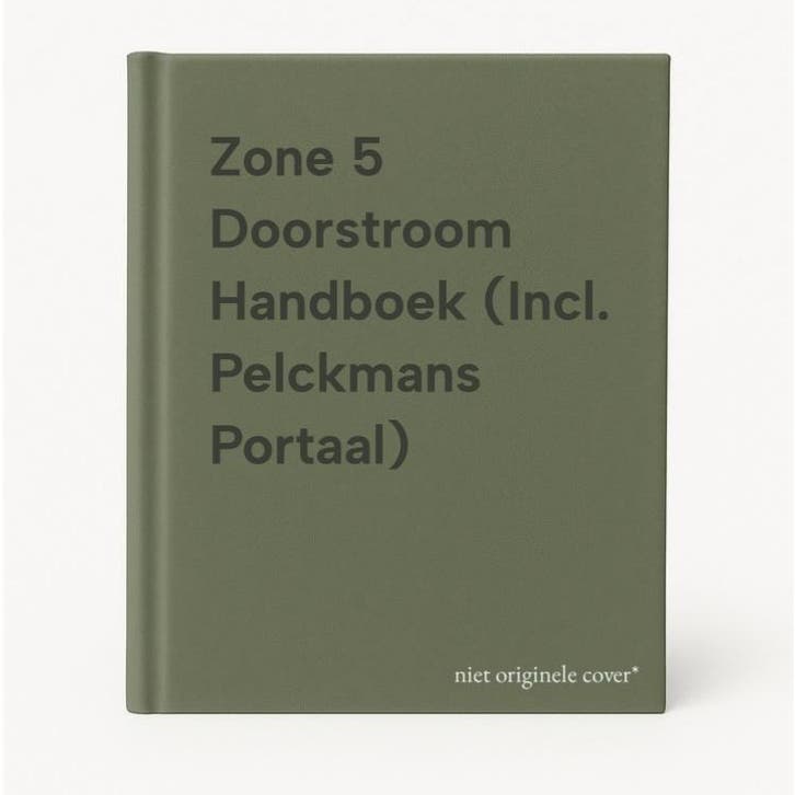 Zone 5 Doorstroom Handboek (Incl. Pelckmans Portaal), Boeken, Studieboeken en Cursussen, Gelezen, Verzenden