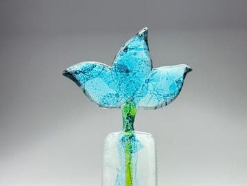Studio Habrat - Beeldje - Meadow Flower - fusie, Antiek en Kunst, Antiek | Glaswerk en Kristal