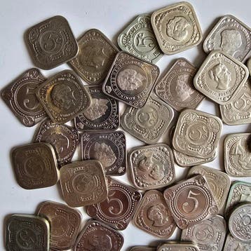 Nederland. Lot van 100 stuks herdenkingsstuivers ca. 1942
