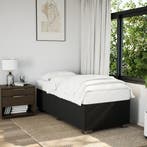 vidaXL Bedframe zonder matras 100x200 cm stof zwart, Verzenden, Nieuw