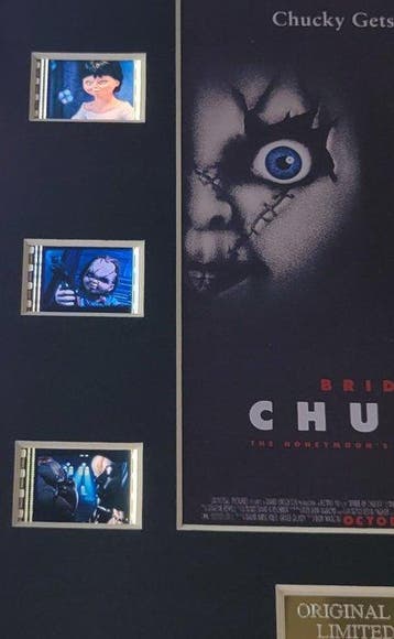 Bride of Chucky - Framed Film Cell Display with COA