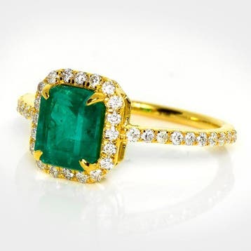 Sans prix de réserve - Bague - 14 carats Or jaune, IGI 1,60, Nieuw
