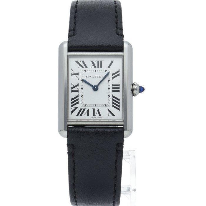 Cartier - Tank Mast LM Watch Solar Powered Beat - WSTA0059 -, Handtassen en Accessoires, Horloges | Heren