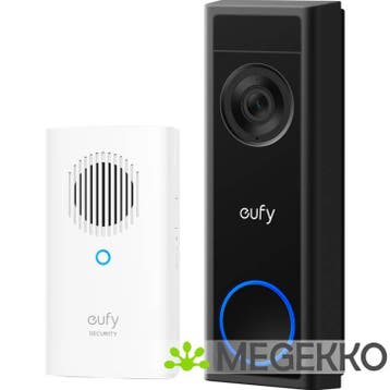 Eufy Video Doorbell C31+Chime Zwart, Verzenden, Nieuw