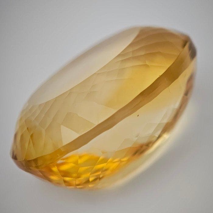 Sans prix de réserve Citrine - 84.70 ct - Antwerp Laboratory, Bijoux, Sacs & Beauté, Pierres précieuses