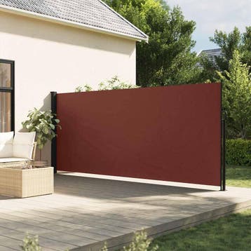 vidaXL Windscherm uittrekbaar 160x500 cm bruin, Verzenden, Nieuw