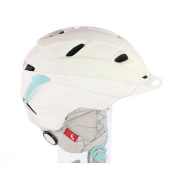 52 53 54 55 skihelm/snowboardhelm HEAD CARMA, White/blue, ve, Verzenden, Gebruikt, Head