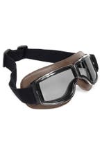 Goggles Motorbril Skibril Bril Donkerbruin Montuur Zwarte Gl, Ophalen of Verzenden, Nieuw