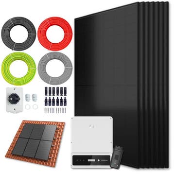 Zonnepanelen pakket voor schuindak - 3.0 kW - 7x 430, Doe-het-zelf en Bouw, Zonnepanelen en Toebehoren, Ophalen of Verzenden, Nieuw